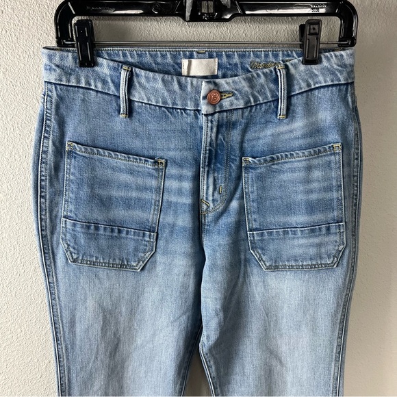 Porter Blue The Wanderer Flare Leg Jeans Gracie Denim  Boho Sailor Women’s 27 - Picture 5 of 12